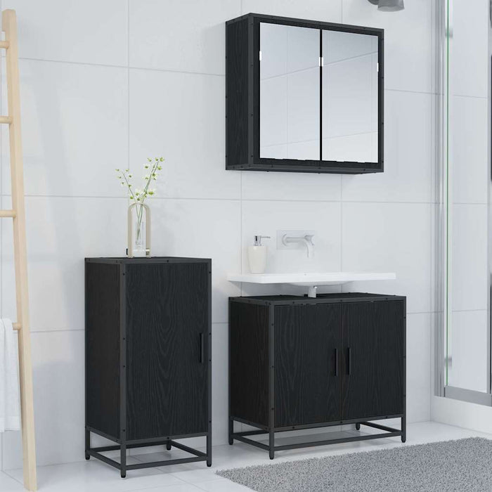 Bufet Stejar negru 35 x 35.5 x 76 cm Lemn compozit - WALTI WALTI