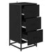 Bufet cu sertar Stejar negru 35.5 x 35 x 76 cm Lemn compozit - WALTI WALTI