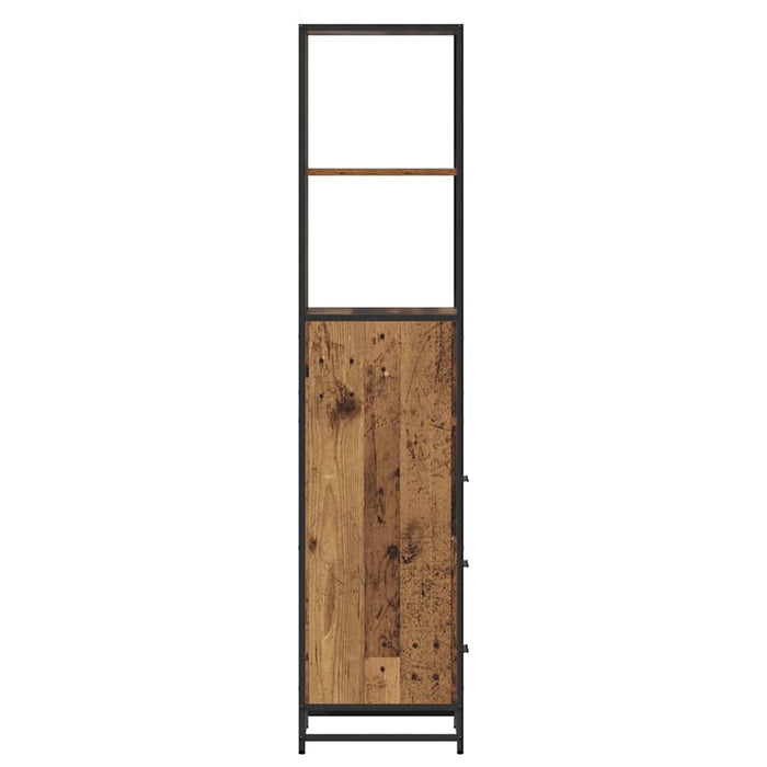 Dulap de Baie cu sertar cu raft Lemn vechi 35 x 37.5 x 166 cm - WALTI WALTI