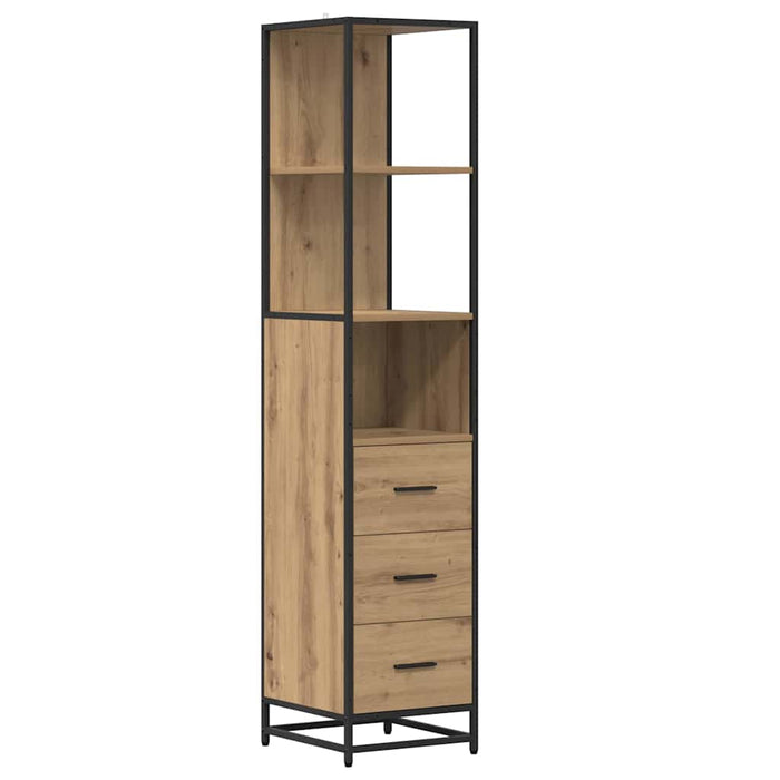 Set de mobilier pentru baie Stejar Artizanal 35 x 37,5 x 166 cm - WALTI WALTI
