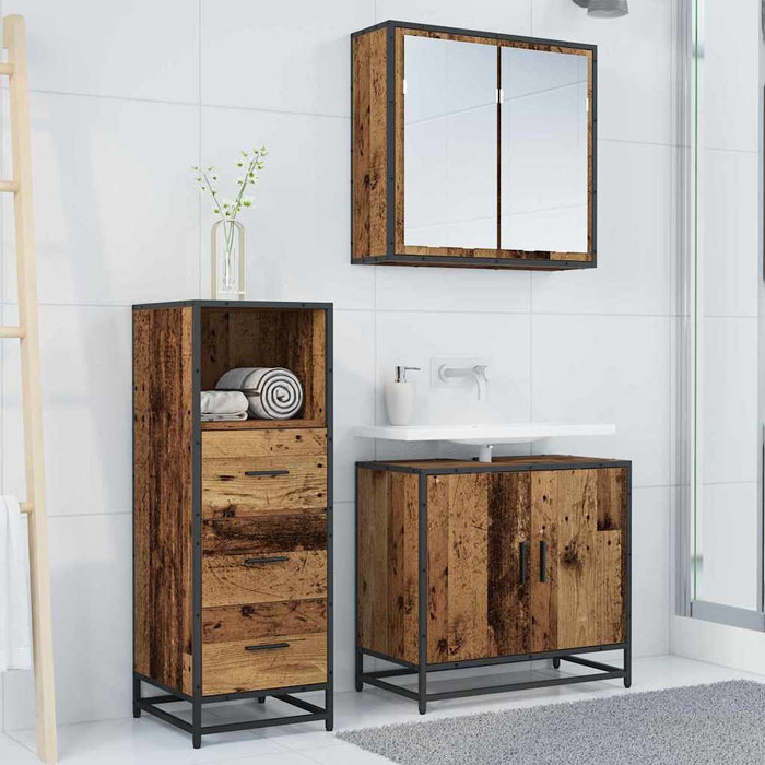 Set de mobilier pentru baie Lemn Vechi 35 x 37,5 x 100 cm - WALTI WALTI