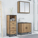 Set de mobilier pentru baie Stejar Artizanal 35 x 37,5 x 100 cm - WALTI WALTI