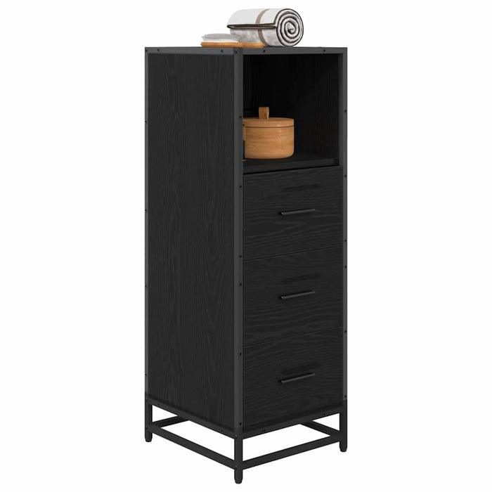 Set de mobilier pentru baie Stejar Negru 35 x 37,5 x 100 cm - WALTI WALTI