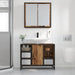 Raft de perete cu raft Pe perete Lemn vechi 65 x 20 x 60 cm - WALTI WALTI