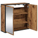 Raft de perete cu raft Pe perete Lemn vechi 65 x 20 x 60 cm - WALTI WALTI