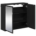 Raft de perete cu raft Pe perete Stejar Negru 65 x 20 x 60 cm - WALTI WALTI