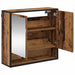 Raft de perete cu raft Pe perete Lemn vechi 65 x 20 x 60 cm - WALTI WALTI