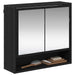 Raft de perete cu raft Pe perete Stejar Negru 65 x 20 x 60 cm - WALTI WALTI