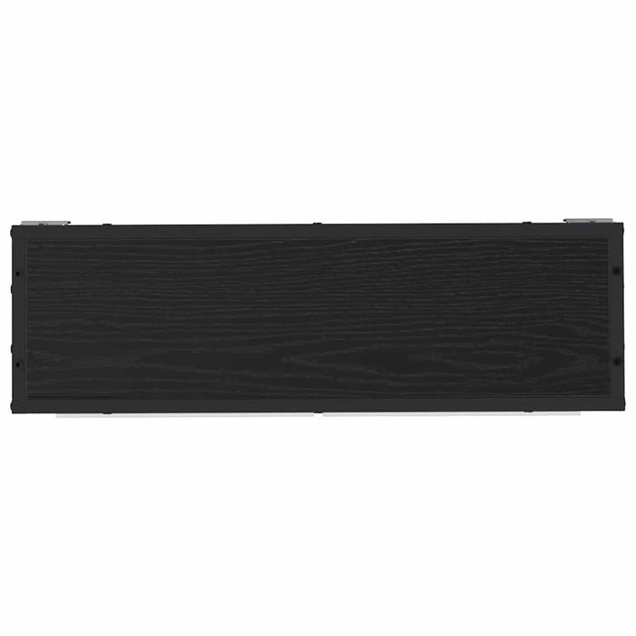 Raft de perete cu raft Pe perete Stejar Negru 65 x 20 x 60 cm - WALTI WALTI