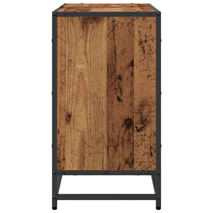 Dulap pentru Chiuveta de Baie cu ușă Lemn Vechi 65 x 33 x 60 cm - WALTI WALTI