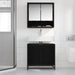 Dulap pentru Chiuveta de Baie Stejar Negru 65 x 33 x 60 cm - WALTI WALTI