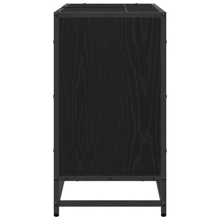 Dulap pentru Chiuveta de Baie Stejar Negru 65 x 33 x 60 cm - WALTI WALTI