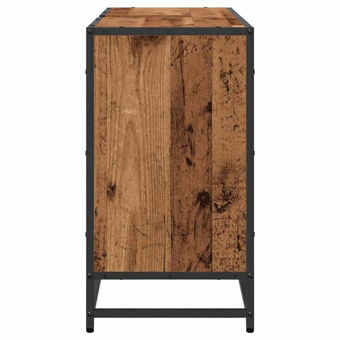 Dulap pentru Chiuveta de Baie cu ușă Lemn vechi 90 x 33 x 60 cm - WALTI WALTI