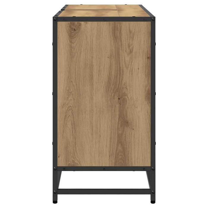 Dulap de Baie Stejar Artizanal 90 x 33 x 60 cm Lemn compozit WALTI