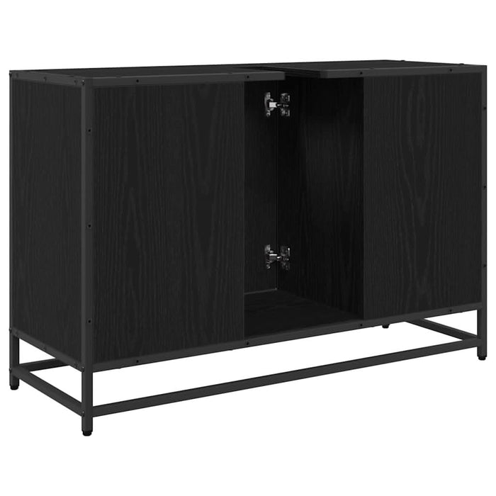 Dulap pentru Chiuveta de Baie Stejar negru 90 x 33 x 60 cm - WALTI WALTI
