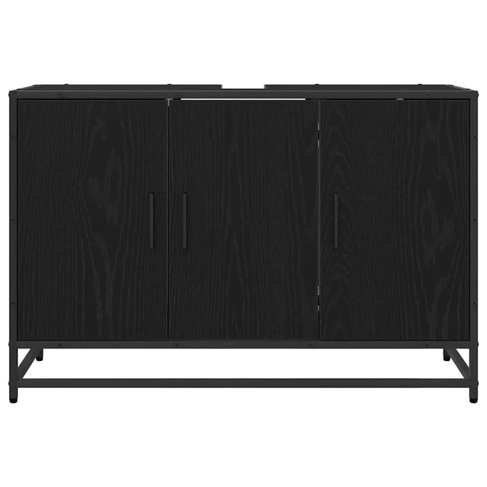 Dulap pentru Chiuveta de Baie Stejar negru 90 x 33 x 60 cm - WALTI WALTI