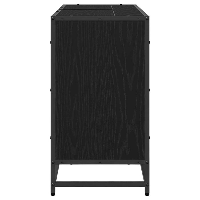 Dulap pentru Chiuveta de Baie Stejar negru 90 x 33 x 60 cm - WALTI WALTI