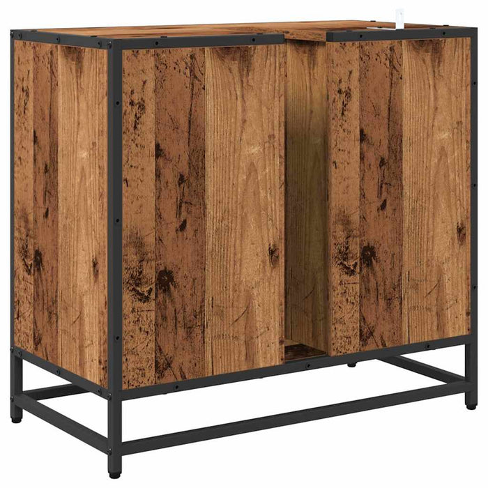 Dulap de Baie cu ușă Lemn Vechi 65 x 33 x 60 cm Lemn compozit - WALTI WALTI