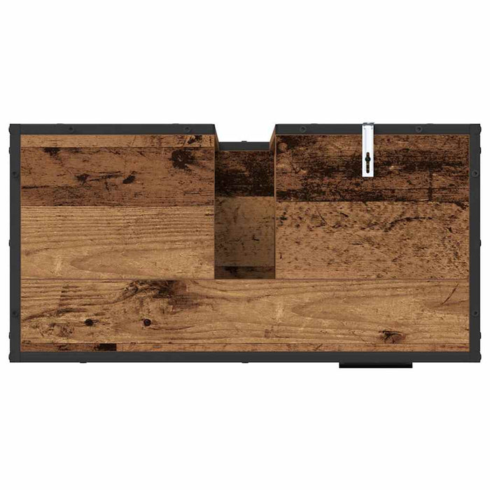 Dulap de Baie cu ușă Lemn Vechi 65 x 33 x 60 cm Lemn compozit - WALTI WALTI