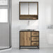 Dulap de Baie Stejar Artizanal 65 x 33 x 60 cm Lemn compozit - WALTI WALTI