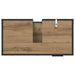 Dulap de Baie Stejar Artizanal 65 x 33 x 60 cm Lemn compozit - WALTI WALTI