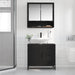Dulap pentru Chiuveta de Baie Stejar negru 65 x 33 x 60 cm - WALTI WALTI
