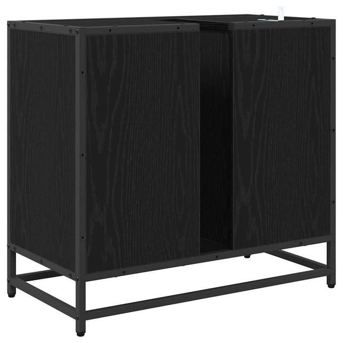 Dulap pentru Chiuveta de Baie Stejar negru 65 x 33 x 60 cm - WALTI WALTI