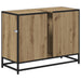 Dulap de Baie Stejar Artizanal 80 x 33 x 60 cm Lemn compozit - WALTI WALTI