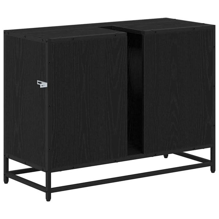 Dulap pentru Chiuveta de Baie Stejar negru 80 x 33 x 60 cm - WALTI WALTI