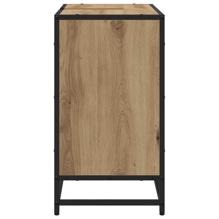 Dulap de Baie Stejar Artizanal 65 x 33 x 60 cm Lemn compozit WALTI