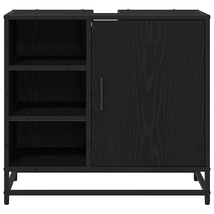 Dulap pentru Chiuveta de Baie Stejar negru 65 x 33 x 60 cm - WALTI WALTI