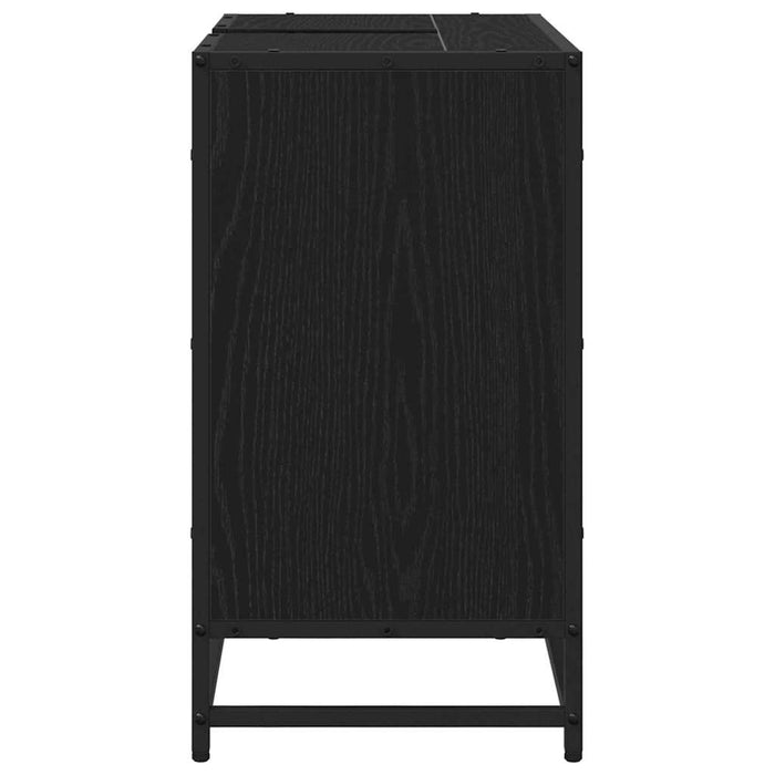Dulap pentru Chiuveta de Baie Stejar negru 65 x 33 x 60 cm - WALTI WALTI