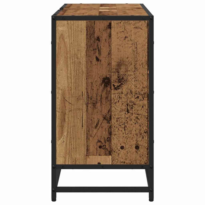 Dulap pentru Chiuveta de Baie cu ușă Lemn vechi 80 x 33 x 60 cm - WALTI WALTI
