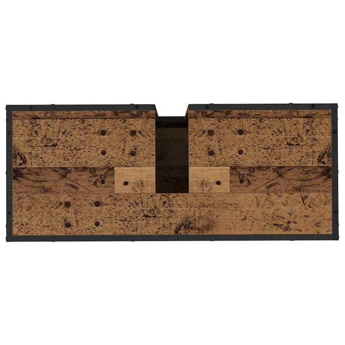 Dulap pentru Chiuveta de Baie cu ușă Lemn vechi 80 x 33 x 60 cm - WALTI WALTI