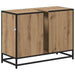 Dulap de Baie Stejar Artizanal 80 x 33 x 60 cm Lemn compozit - WALTI WALTI