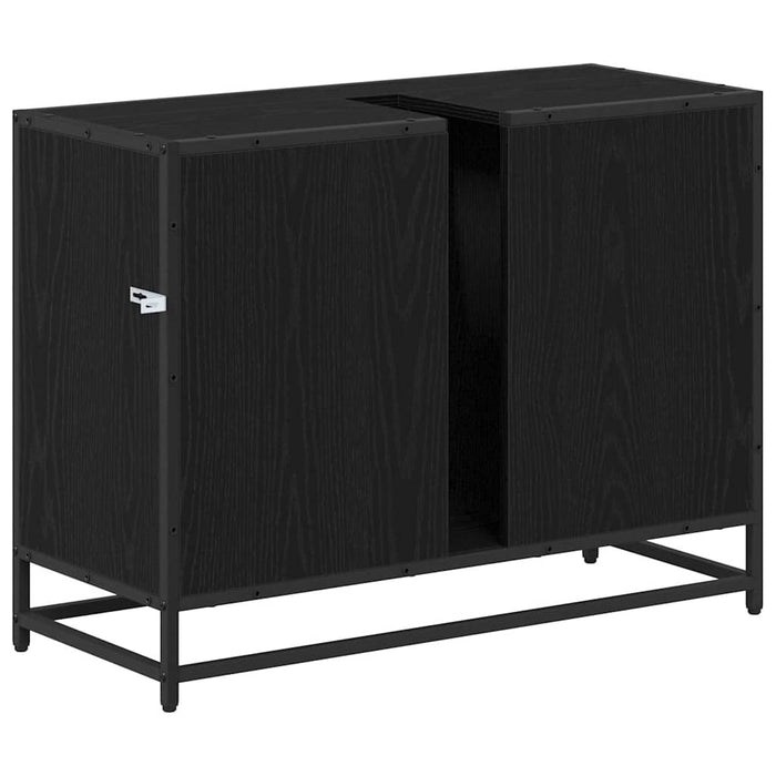 Dulap pentru Chiuveta de Baie Stejar negru 80 x 33 x 60 cm - WALTI WALTI