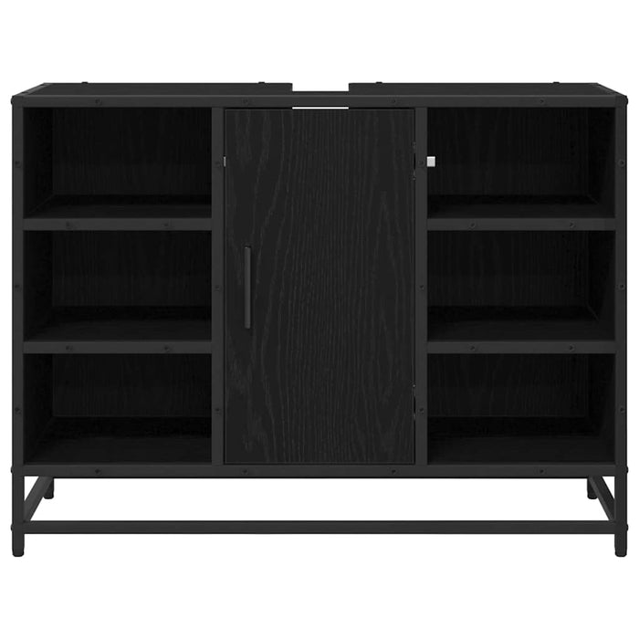 Dulap pentru Chiuveta de Baie Stejar negru 80 x 33 x 60 cm - WALTI WALTI