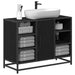 Dulap pentru Chiuveta de Baie Stejar negru 80 x 33 x 60 cm - WALTI WALTI