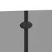 Încărcare duș Manual Negru 130 x 138 cm Sticlă ESG și aluminiu - WALTI WALTI