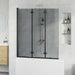 Încărcare duș Manual Negru 130 x 138 cm Sticlă ESG și aluminiu - WALTI WALTI