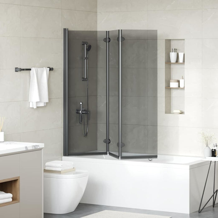 Încărcare duș Manual Negru 130 x 138 cm Sticlă ESG și aluminiu - WALTI WALTI