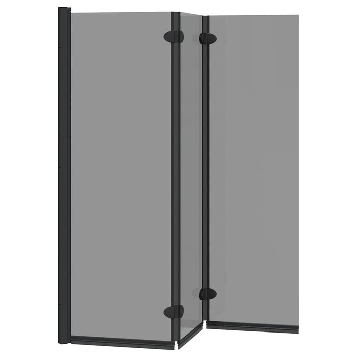 Încărcare duș Manual Negru 130 x 138 cm Sticlă ESG și aluminiu - WALTI WALTI