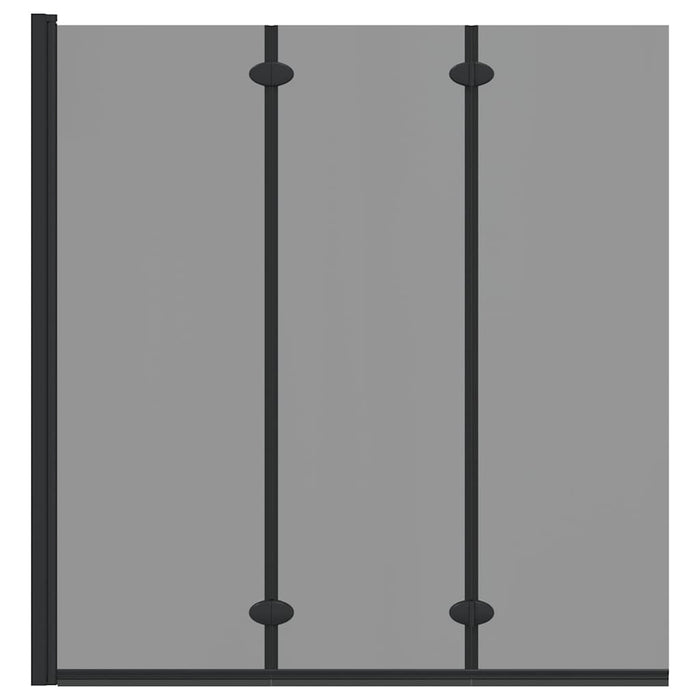 Încărcare duș Manual Negru 130 x 138 cm Sticlă ESG și aluminiu - WALTI WALTI