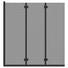 Încărcare duș Manual Negru 130 x 138 cm Sticlă ESG și aluminiu - WALTI WALTI