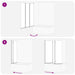 Încărcare duș Manual Negru 130 x 138 cm Sticlă ESG și aluminiu - WALTI WALTI