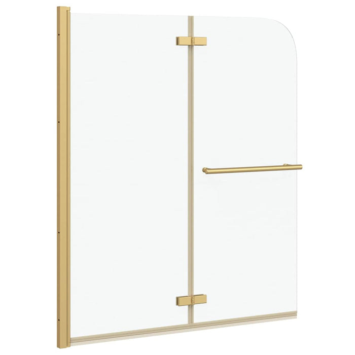 Încărcare duș Manual Auriu 120 x 140 cm Sticlă ESG și aluminiu - WALTI WALTI