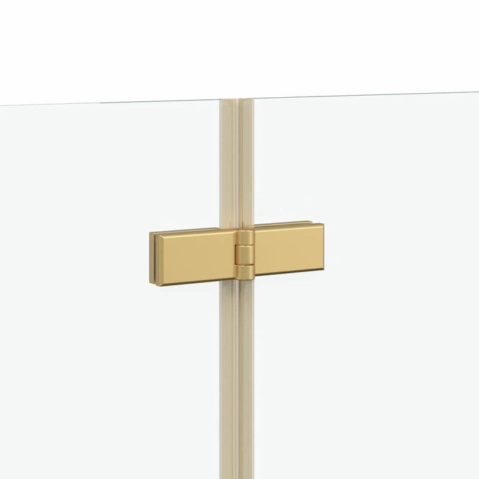 Încărcare duș Manual Auriu 130 x 138 cm Sticlă ESG și aluminiu - WALTI WALTI
