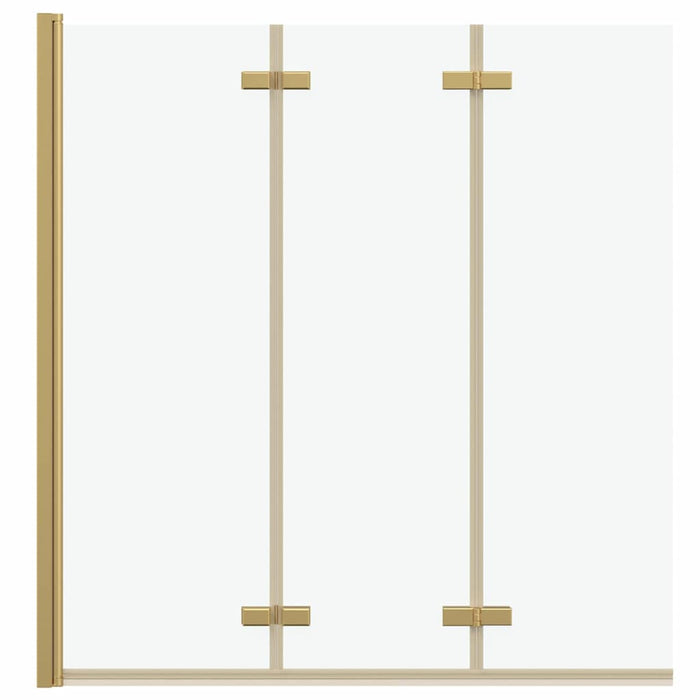 Încărcare duș Manual Auriu 130 x 138 cm Sticlă ESG și aluminiu - WALTI WALTI