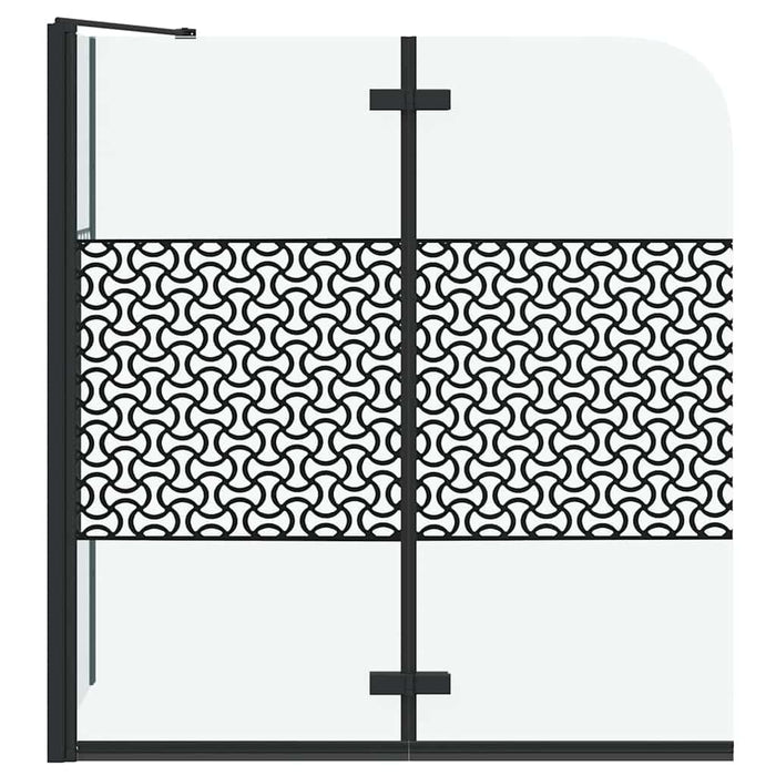 Încercuire pentru baie Geometric Manual Negru 120 x 67 x 129 cm - WALTI WALTI