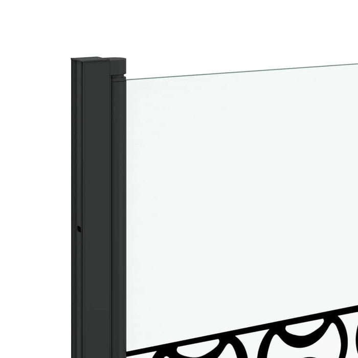 Încărcare duș Negru și transparent 130 x 130 cm sticlă securizată - WALTI WALTI